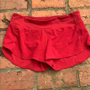 Lululemon Speed Up shorts